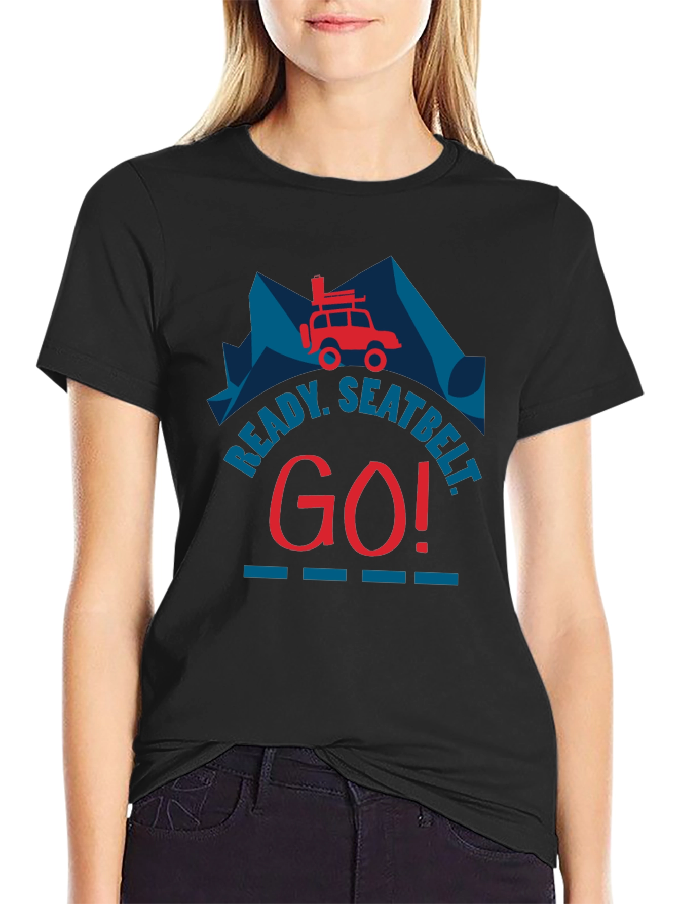 Ready Seatbelt Go! Graphic Tee - Adventure T-Shirt
