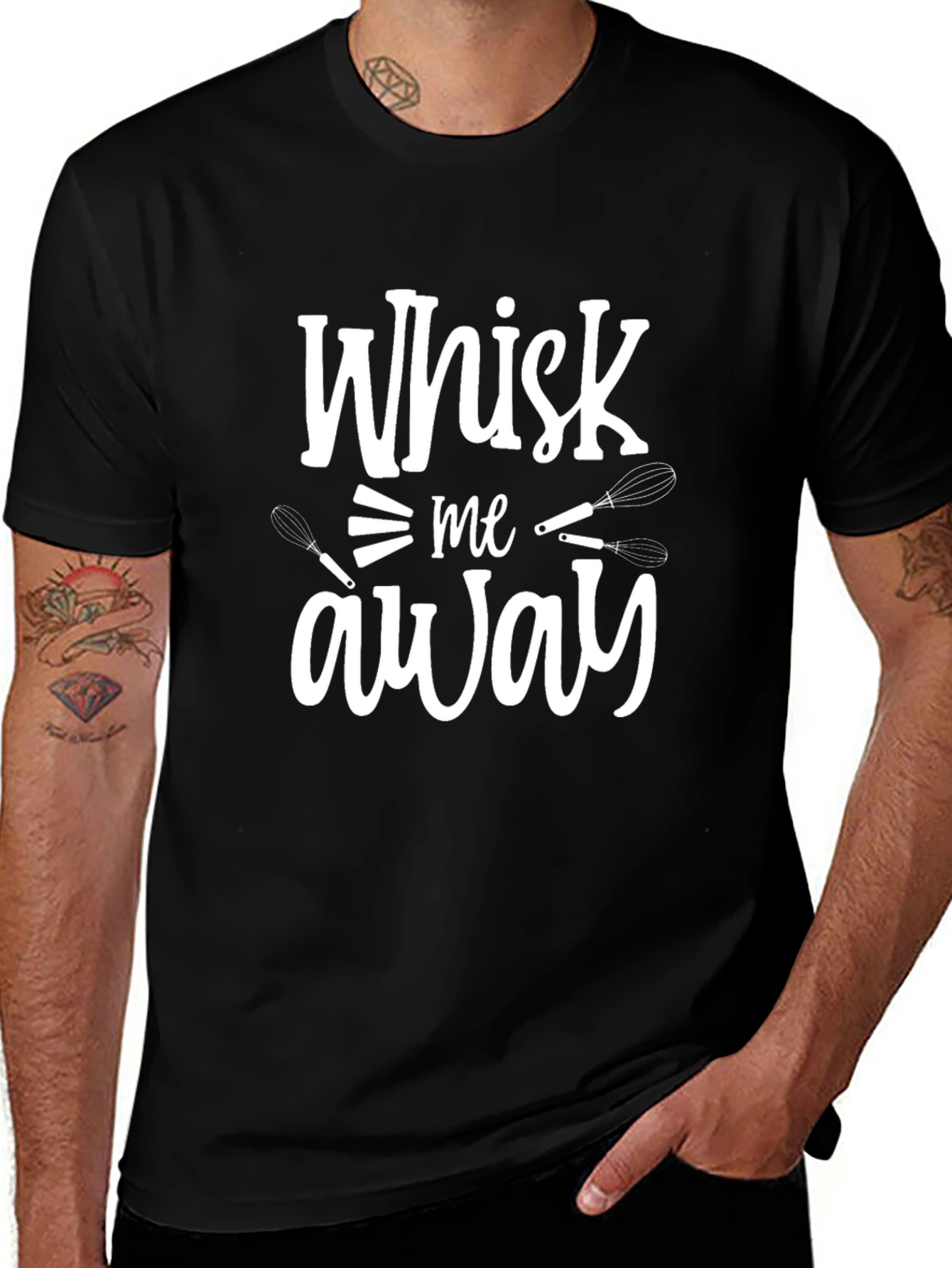 Whisk Me Away Graphic Tee - Baking Lover T-Shirt