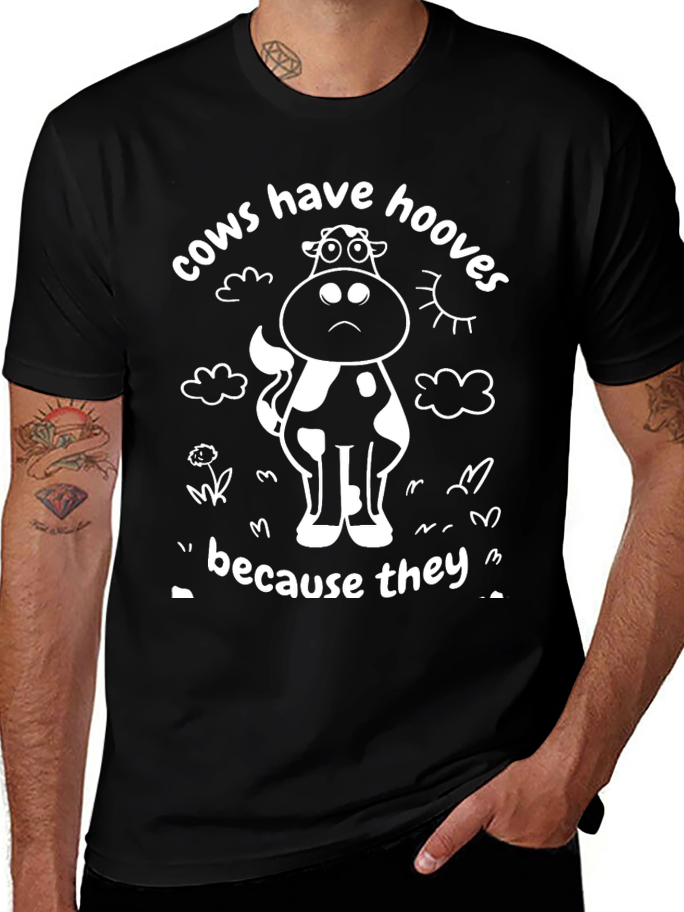 Cows Have Hooves T-Shirt Funny Cow Tee