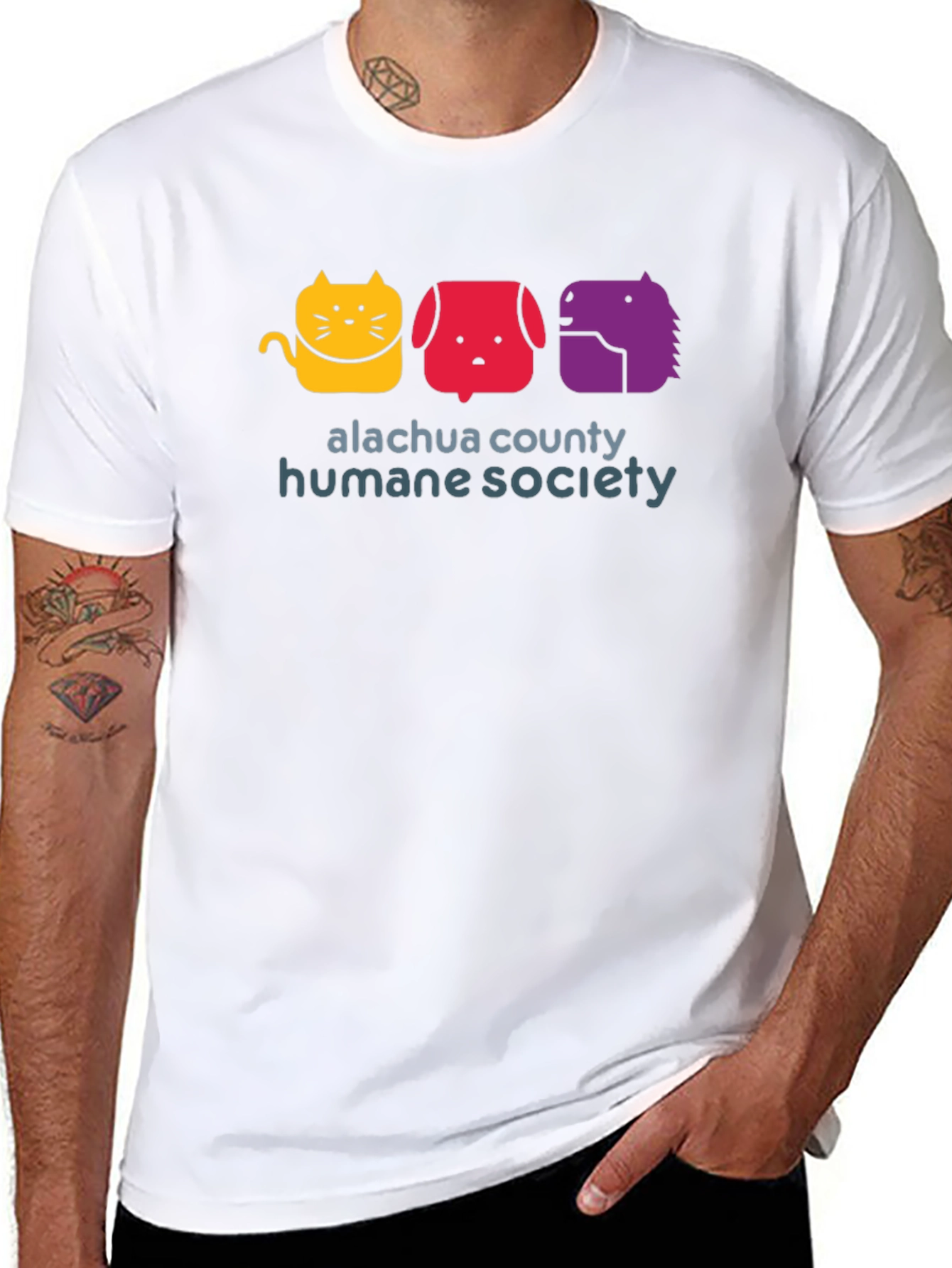 Alachua County Humane Society Black T-Shirt