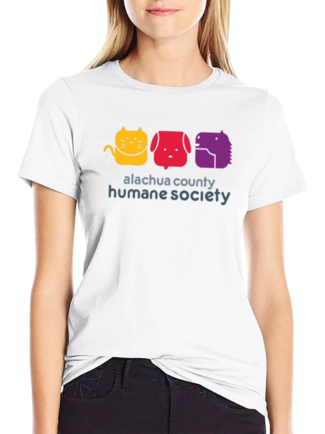 Alachua County Humane Society Black T-Shirt