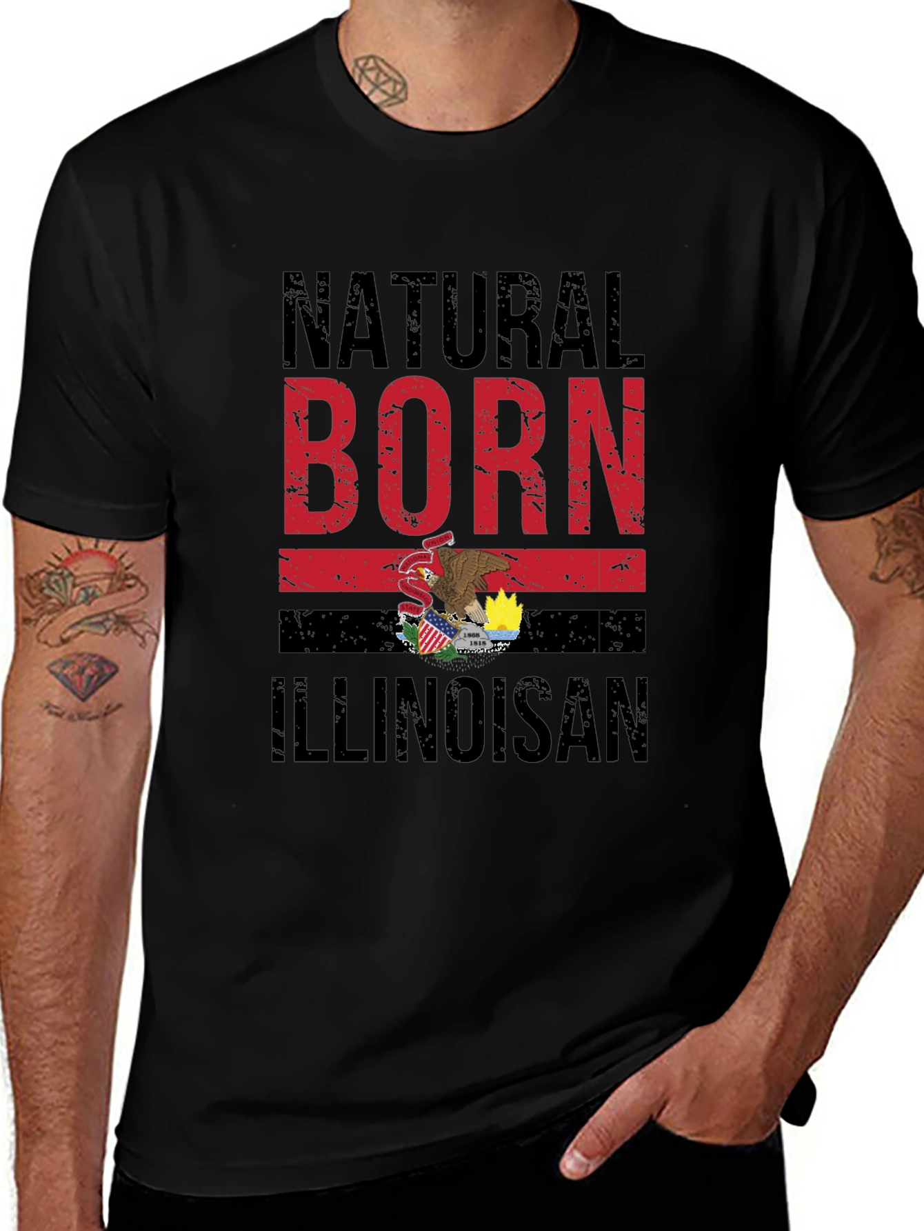 Natural Born Illinoisan T-Shirt