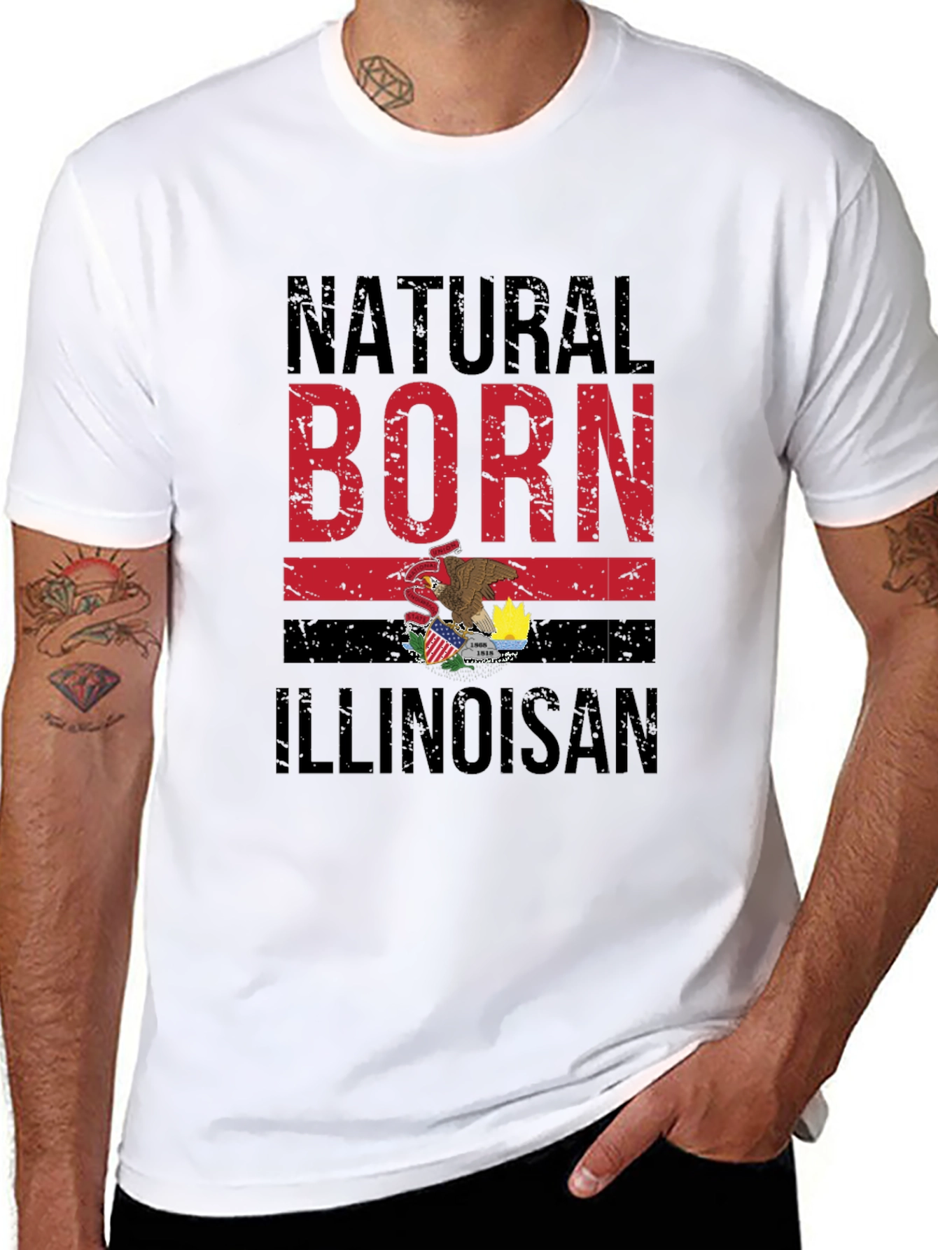 Natural Born Illinoisan T-Shirt