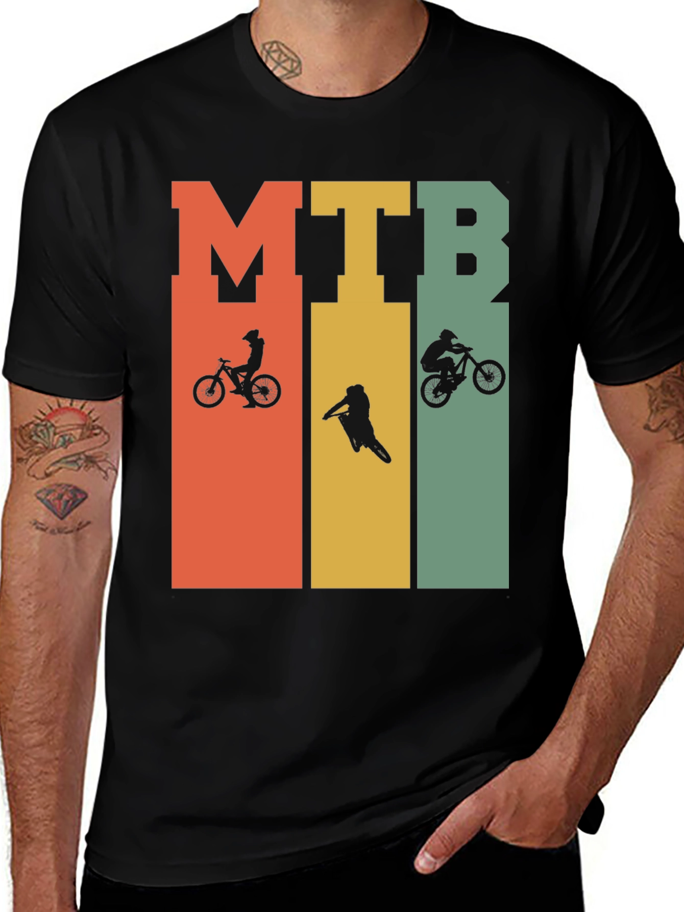 Retro MTB Mountain Bike T-Shirt
