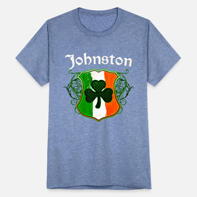 Johnston Irish Surname Ireland Flag Shield