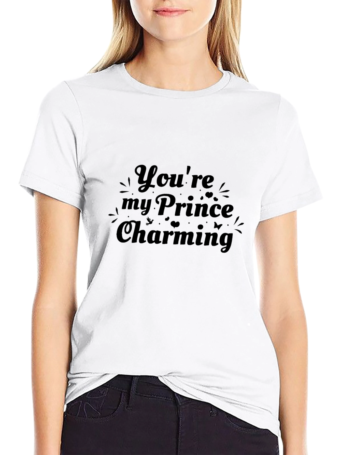 Prince Charming T-Shirt - Soft Black Tee