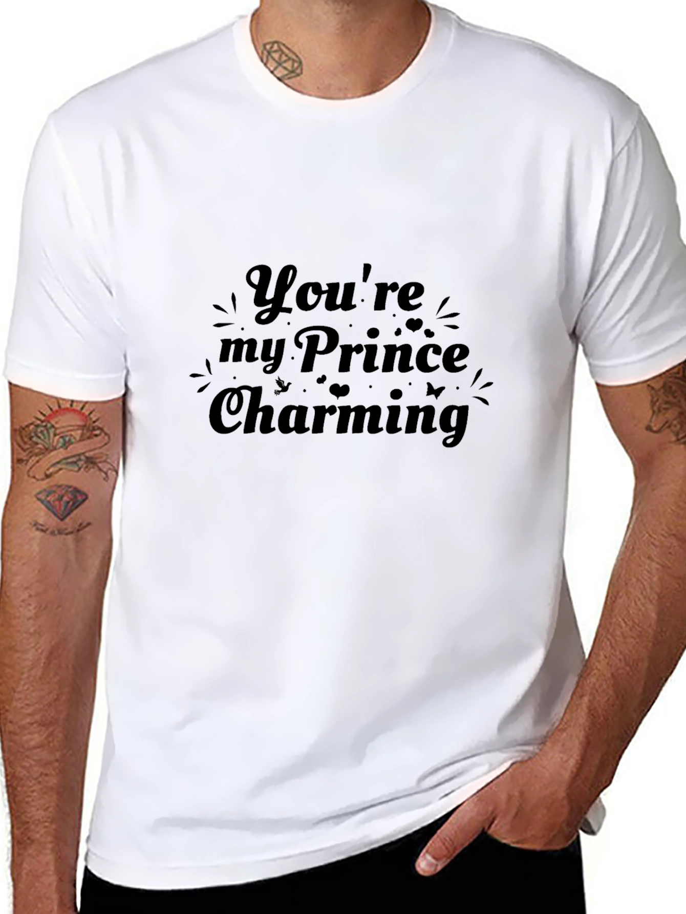 Prince Charming T-Shirt - Soft Black Tee