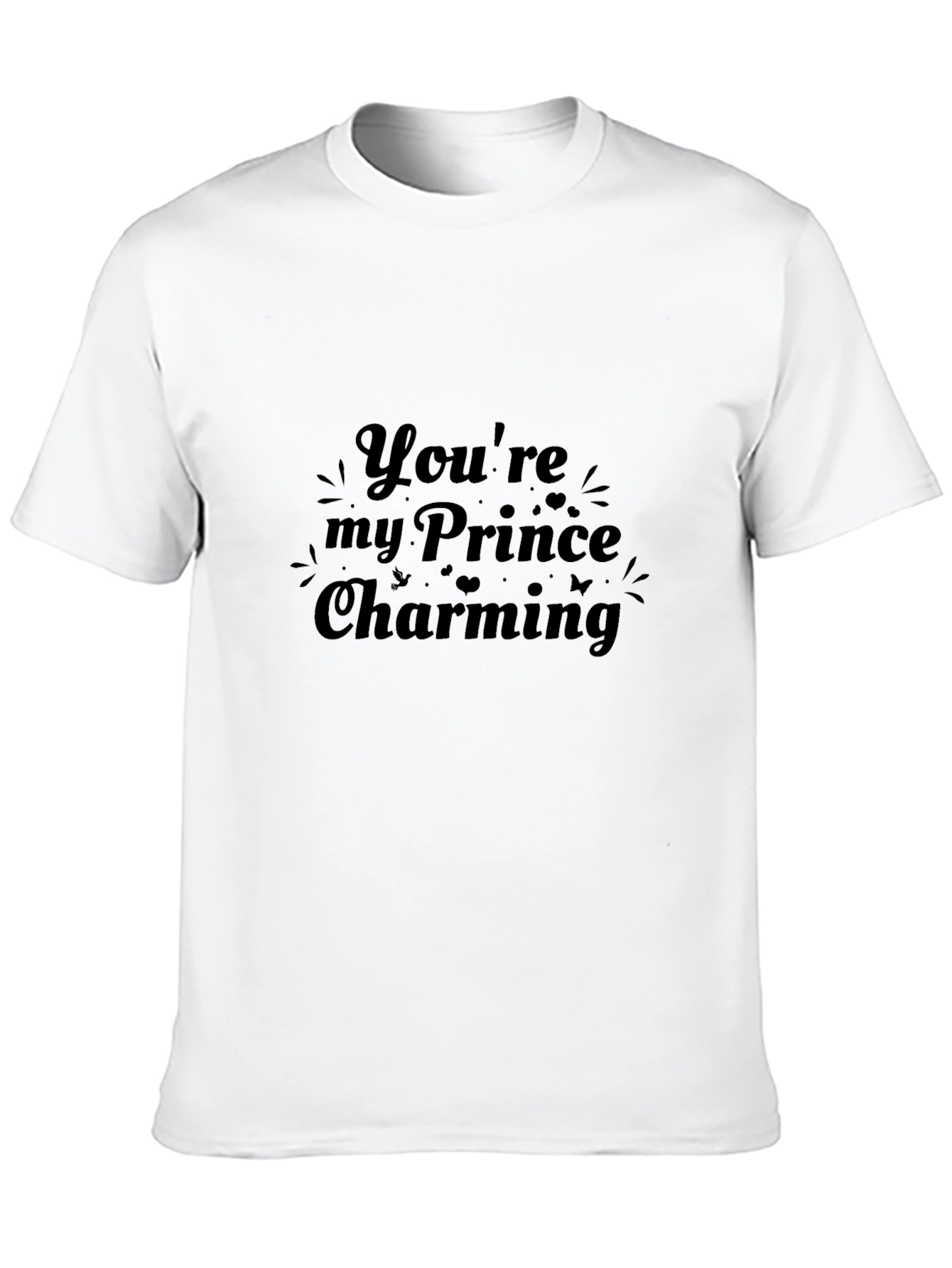 Prince Charming T-Shirt - Soft Black Tee
