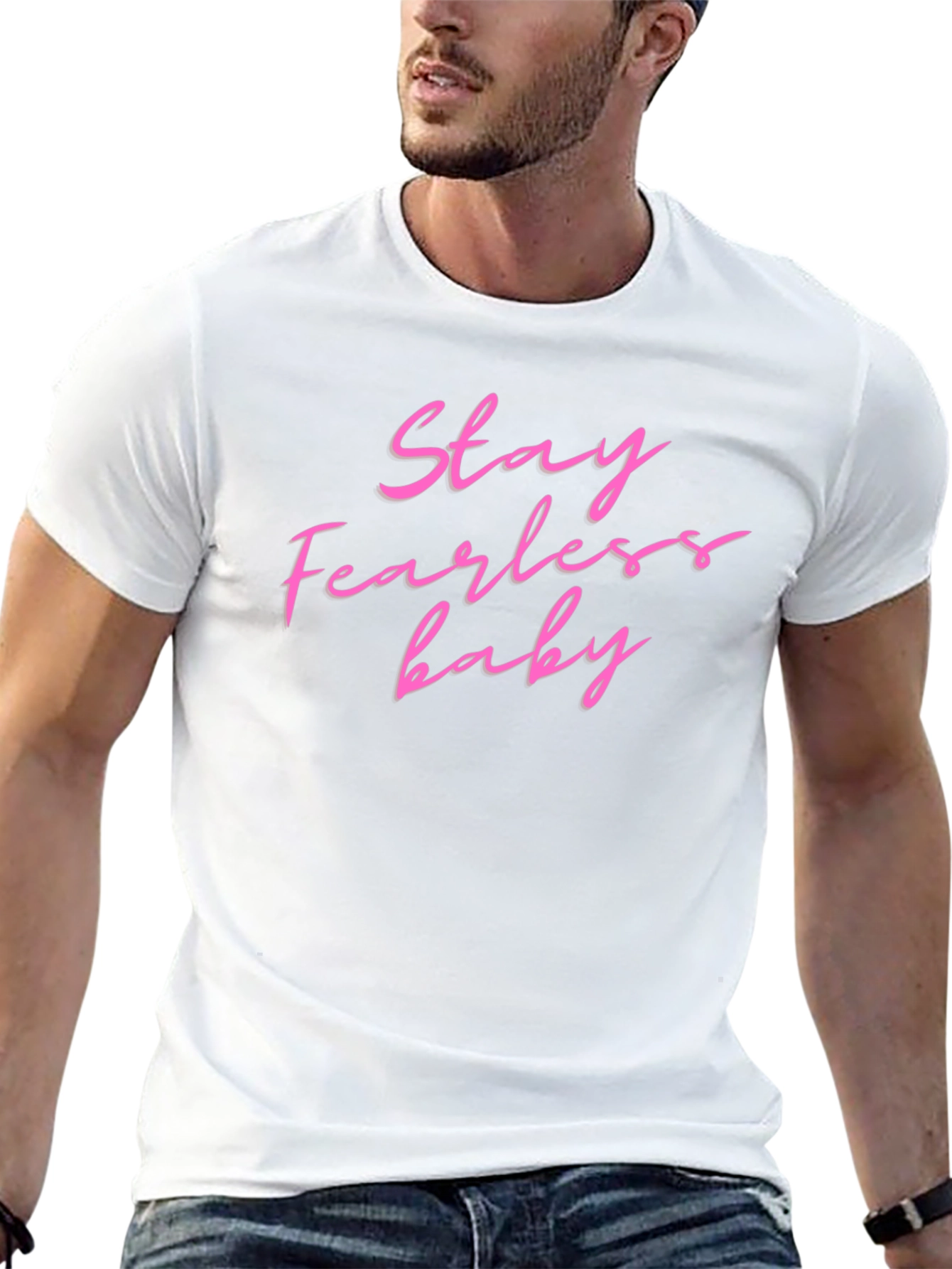 Stay Fearless Baby Black Graphic Tee