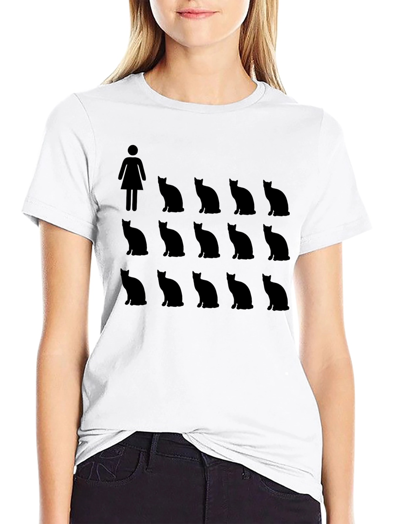 Crazy Cat Lady T-Shirt - Novelty Graphic Tee