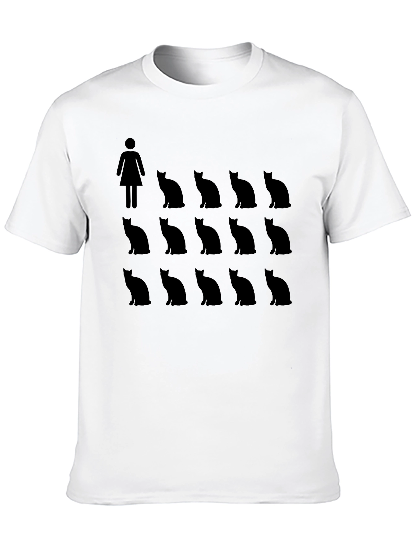 Crazy Cat Lady T-Shirt - Novelty Graphic Tee