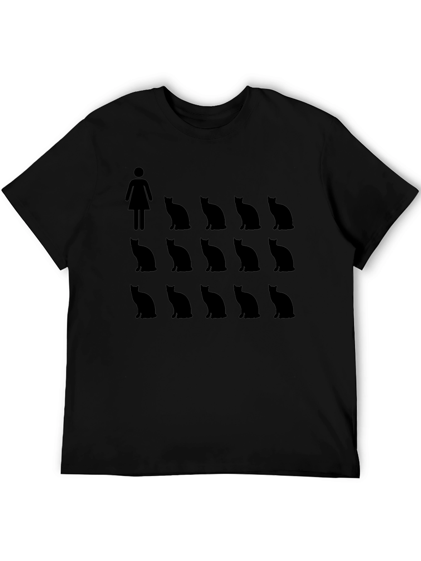 Crazy Cat Lady T-Shirt - Novelty Graphic Tee
