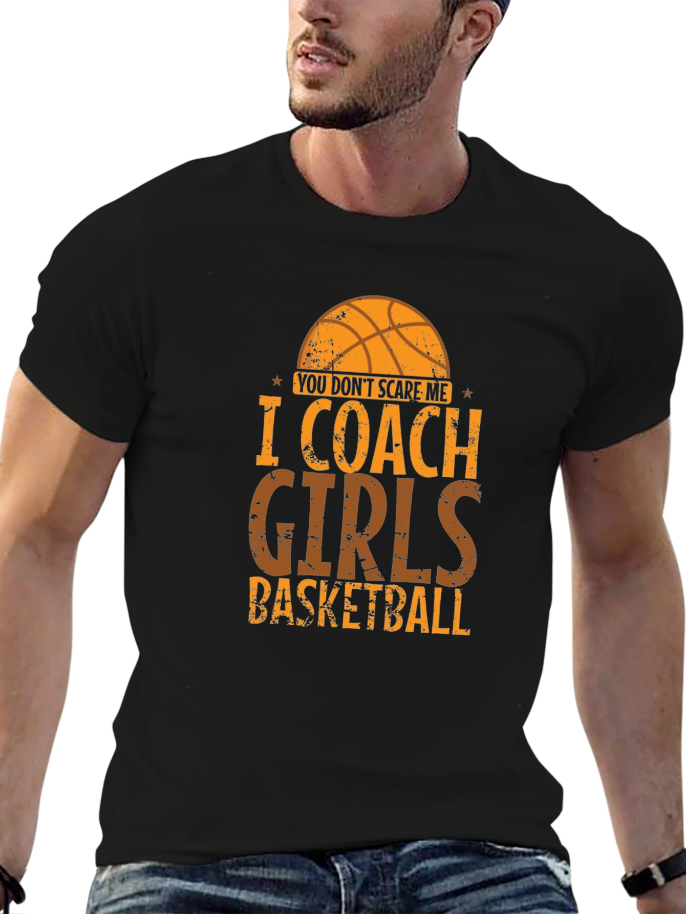 I Coach Girls Basketball T-Shirt - Funny Coach Tee