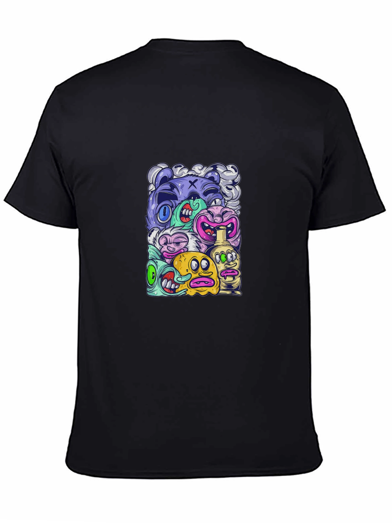 Monster Mash Graphic Tee - Black