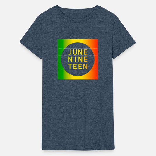 June Nine Teen Black Juneteenth June Vintage