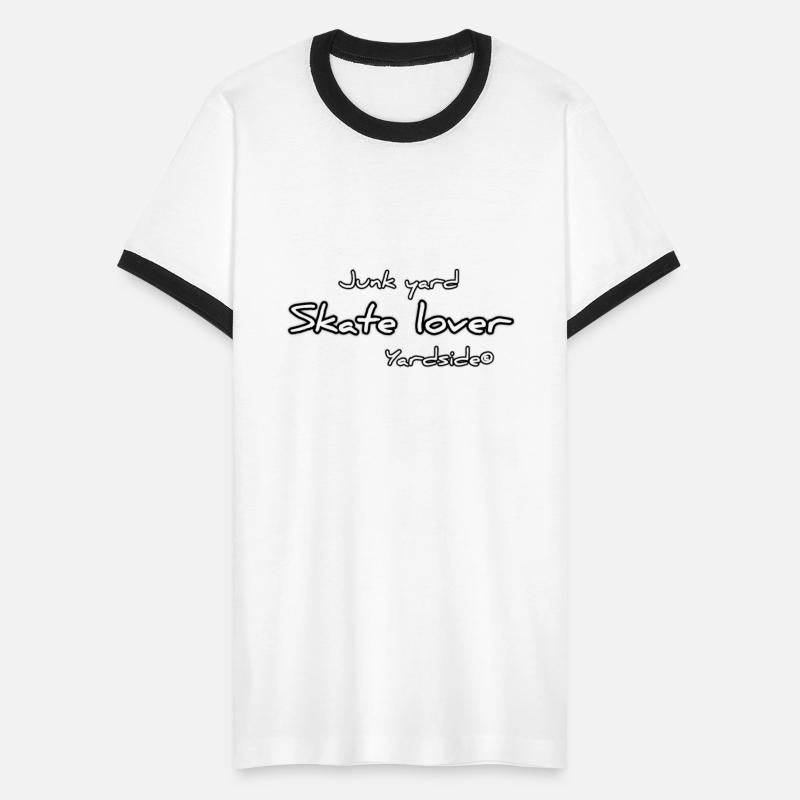 Junk yard skate lover Yardside font logo white