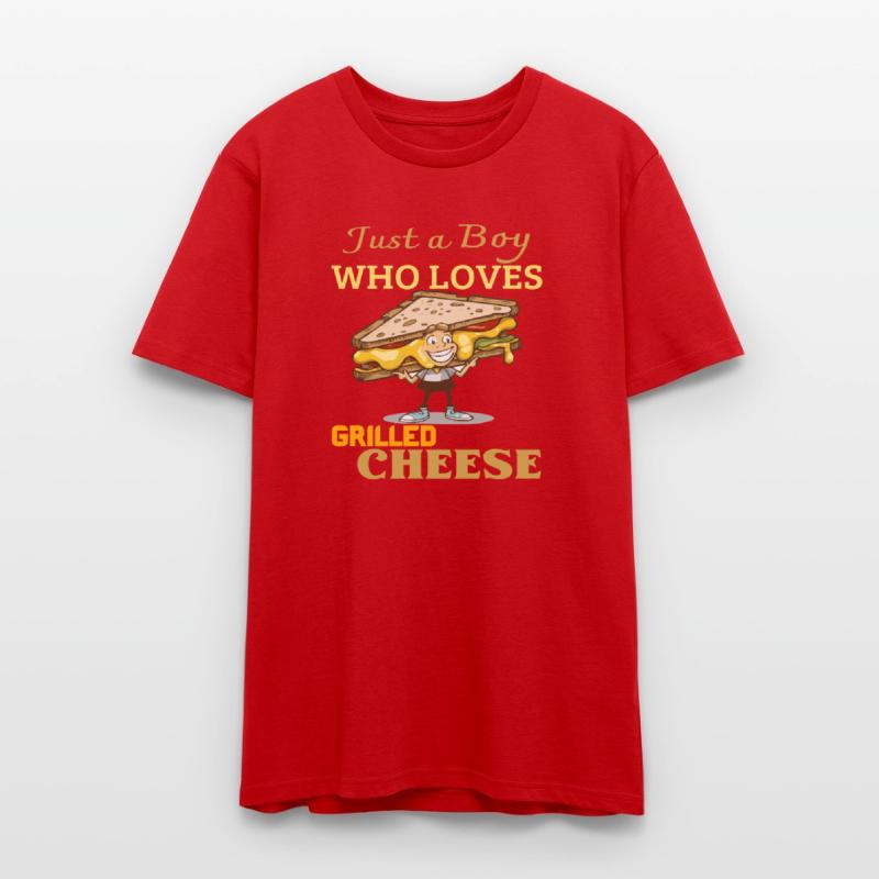 Just A Boy Who Loves Grilled Cheese Funny Sandwich