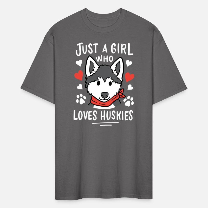Just a Girl Who Loves Huskies Gift Husky Dog Lover