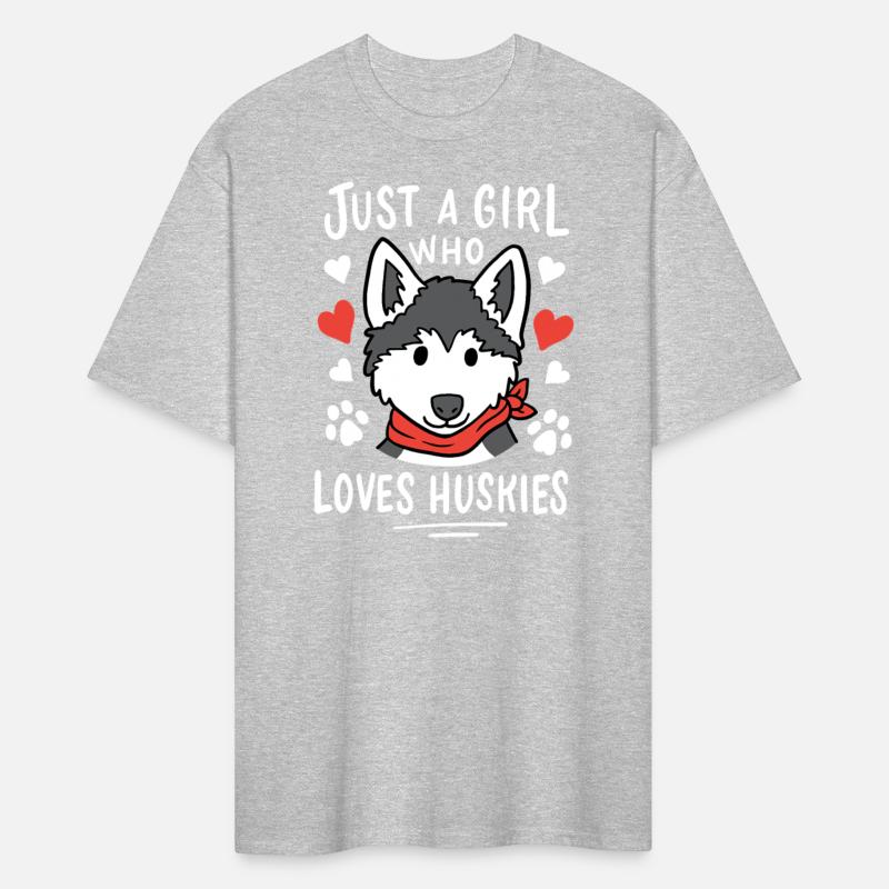 Just a Girl Who Loves Huskies Gift Husky Dog Lover