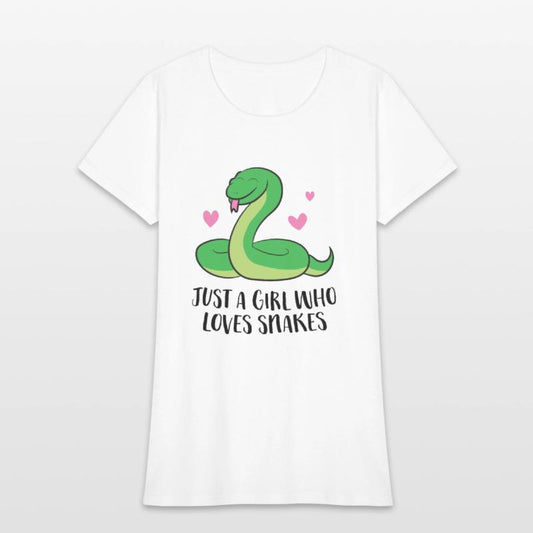 Just a Girl Who Loves Snakes Cute Snake Girl