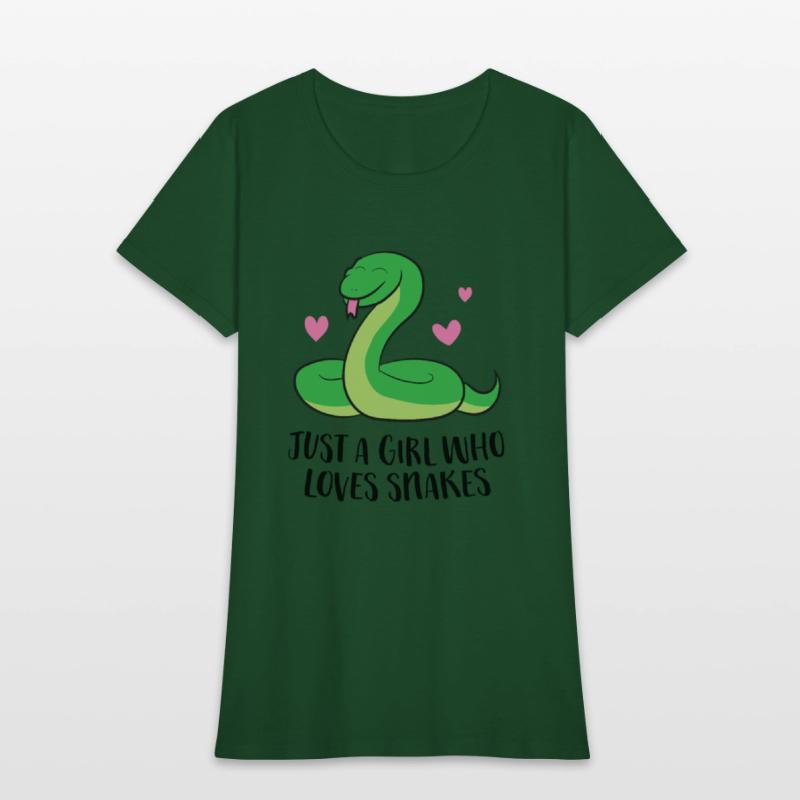 Just a Girl Who Loves Snakes Cute Snake Girl