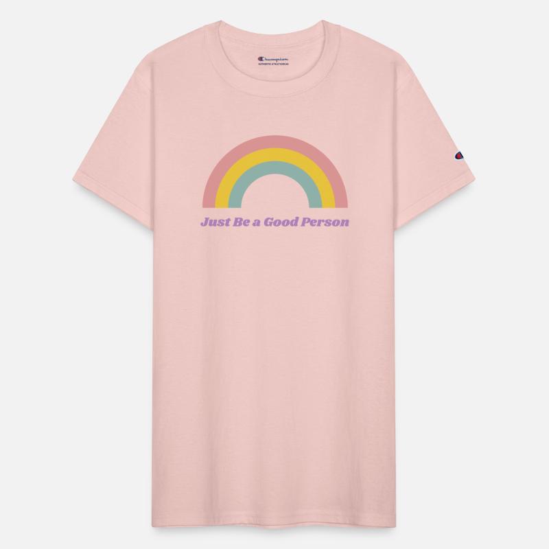 Just Be a Good Person | Pastel Rainbow Design