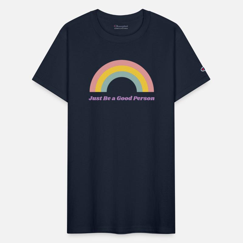 Just Be a Good Person | Pastel Rainbow Design