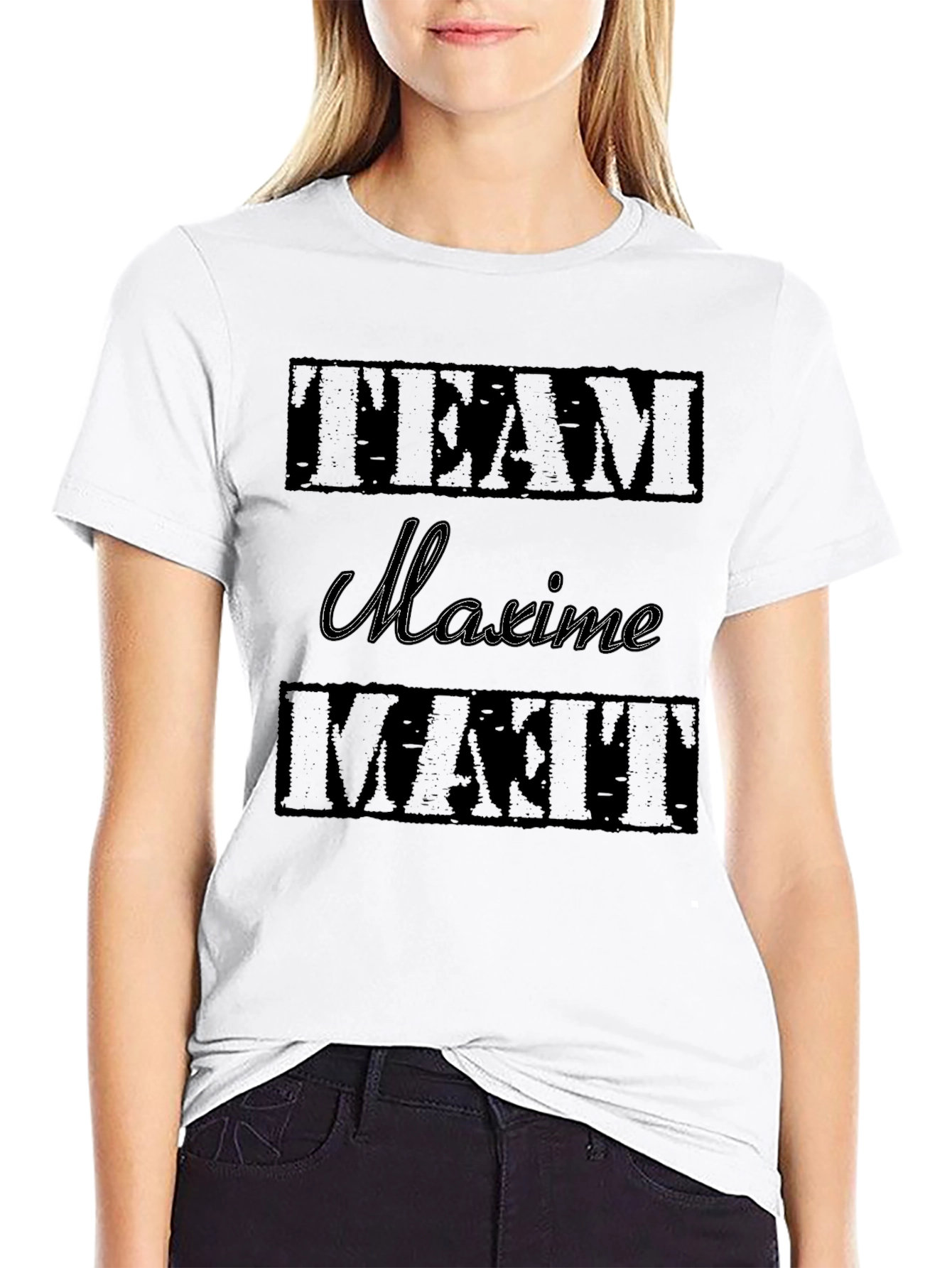 Team Maxime Matt Black Graphic T-Shirt