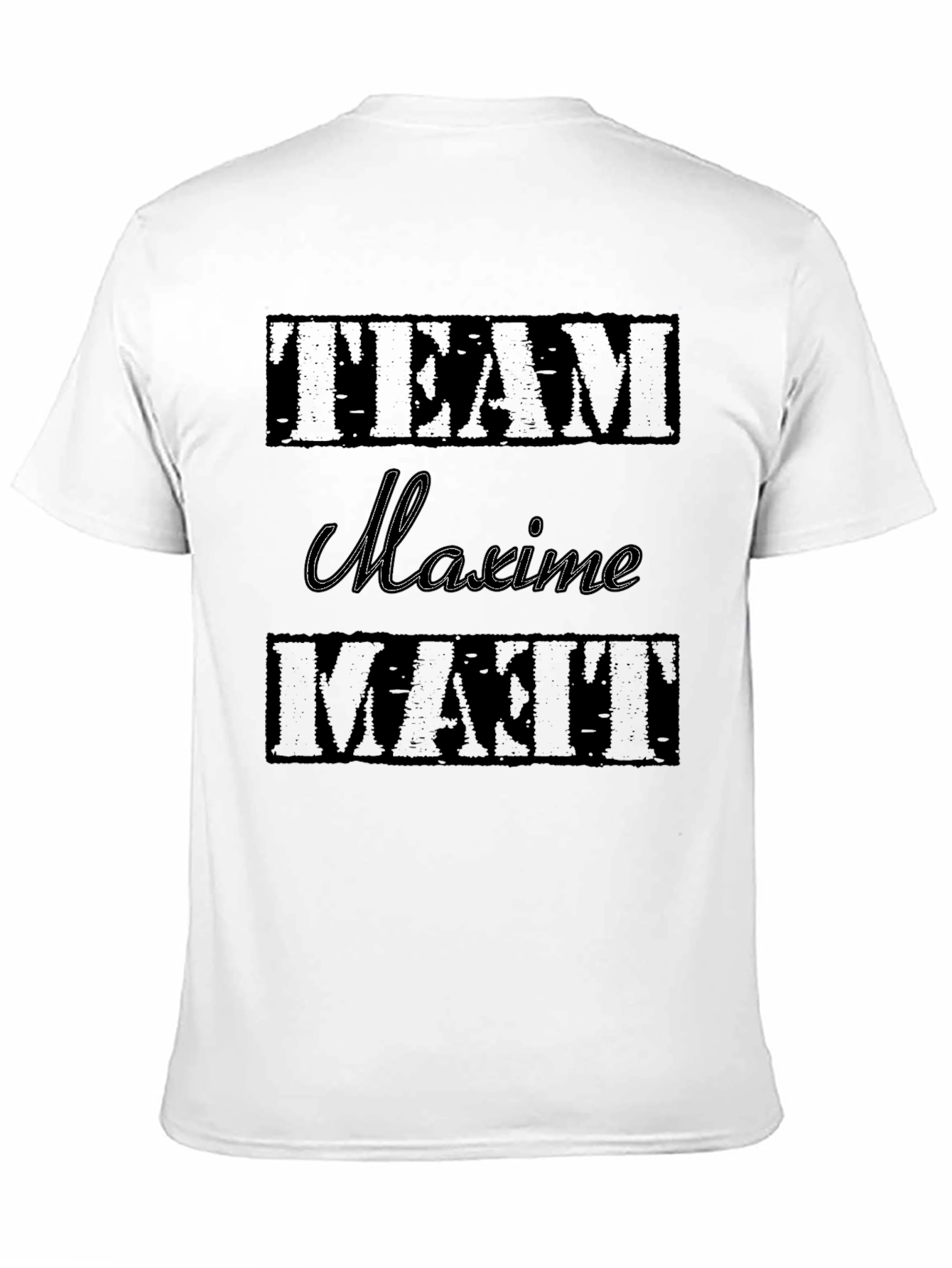 Team Maxime Matt Black Graphic T-Shirt