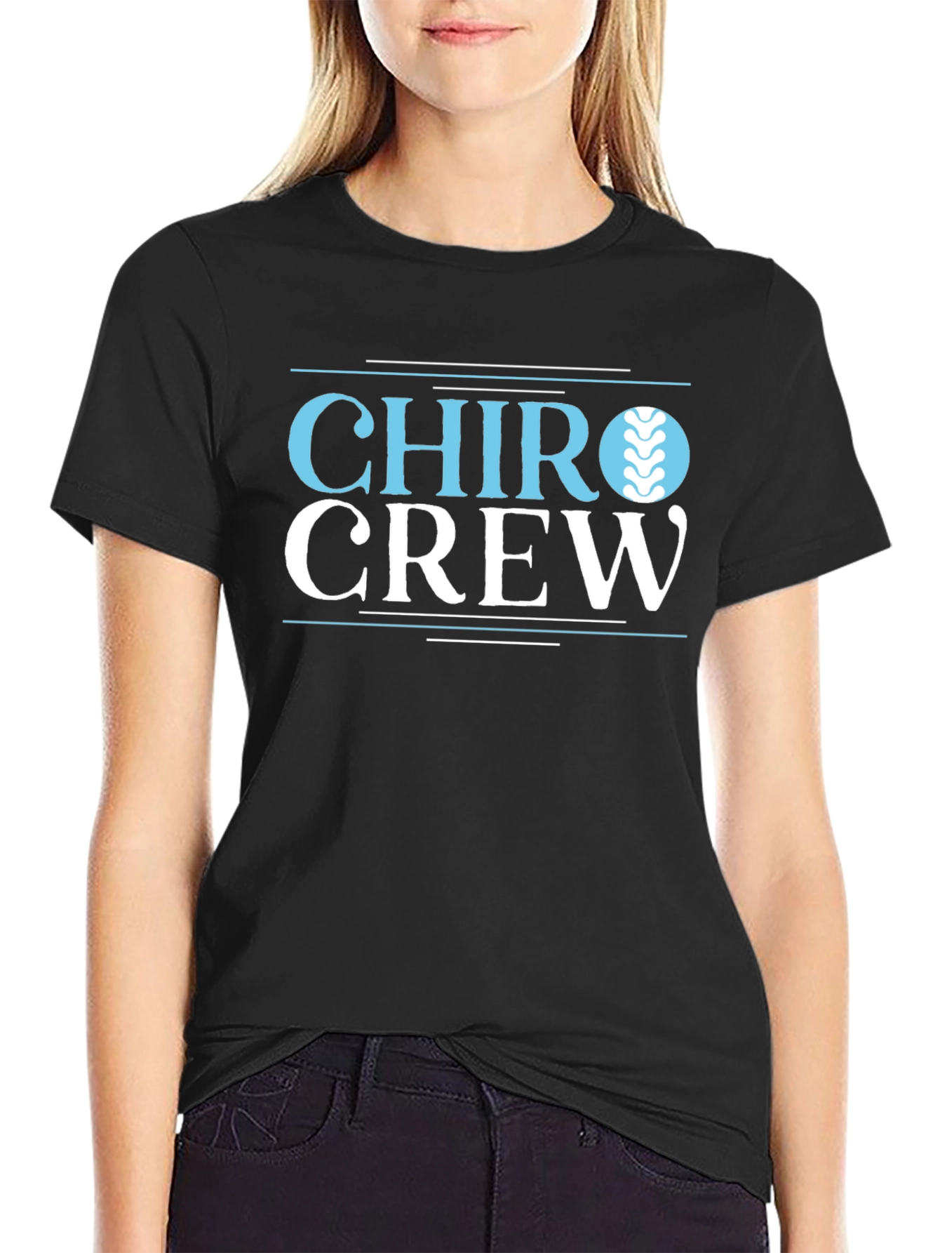 Chiro Crew Graphic T-Shirt - Chiropractic Design