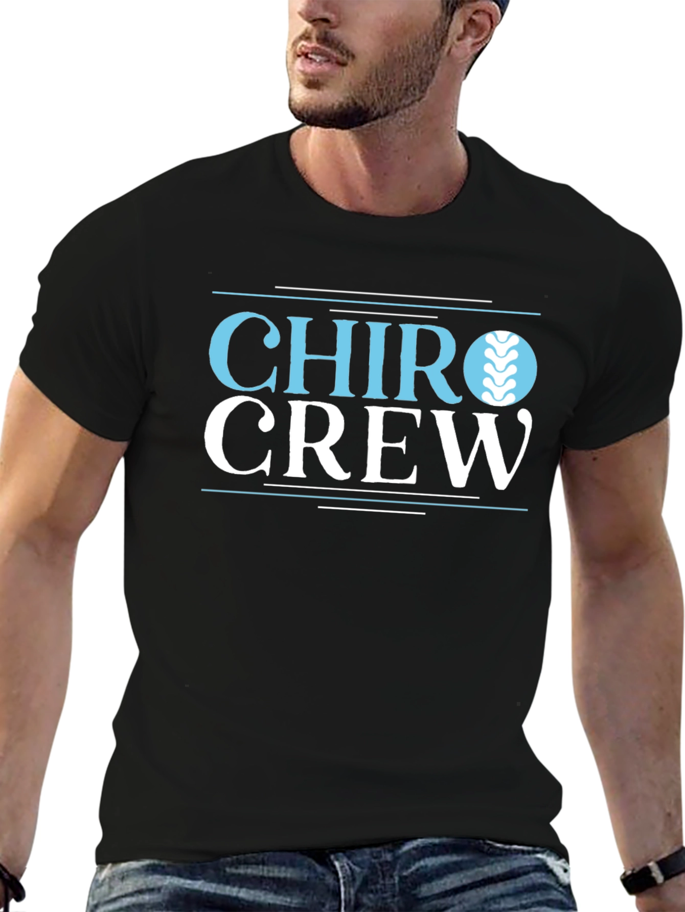 Chiro Crew Graphic T-Shirt - Chiropractic Design