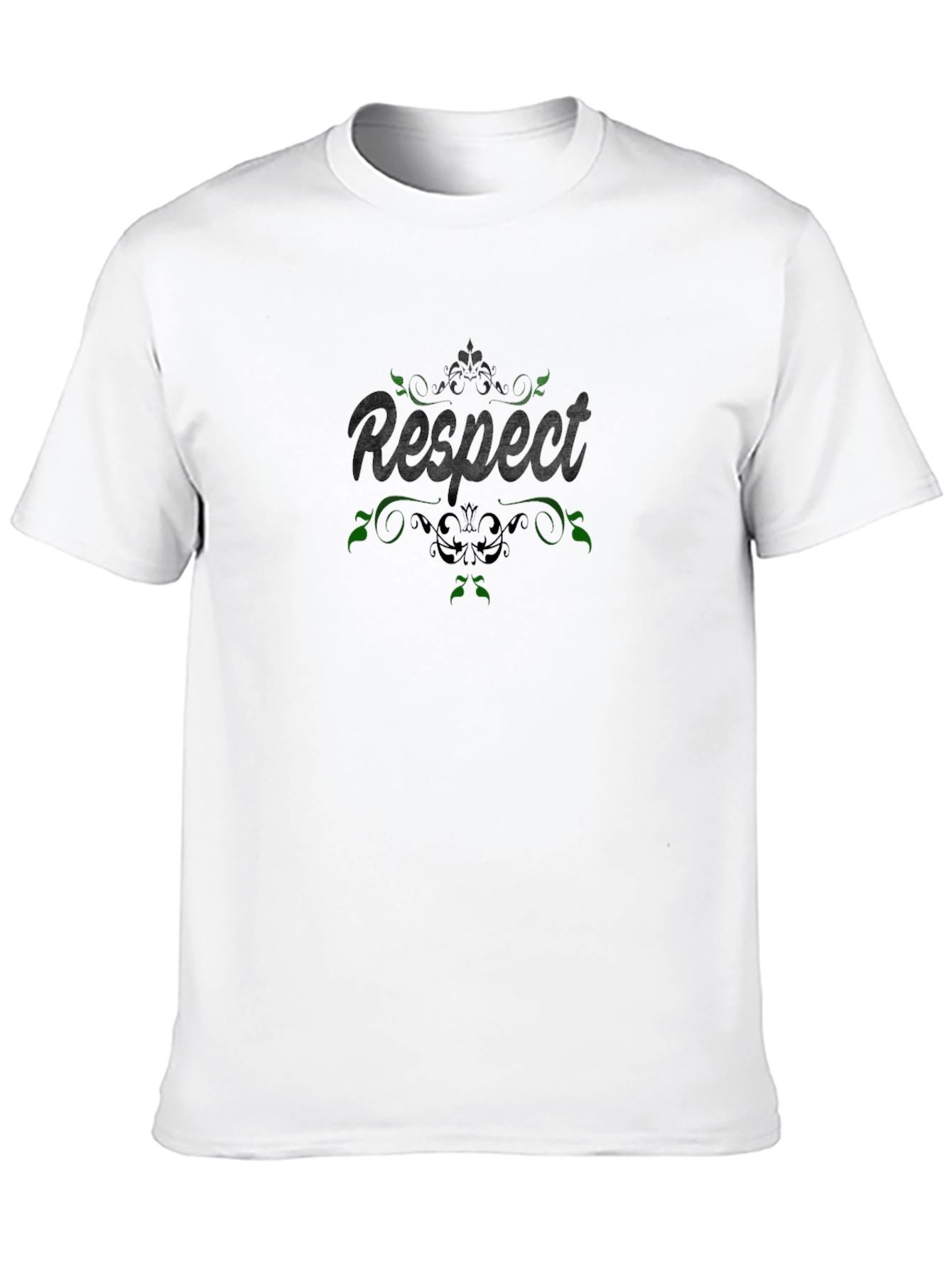 Respect Graphic T-Shirt - Black
