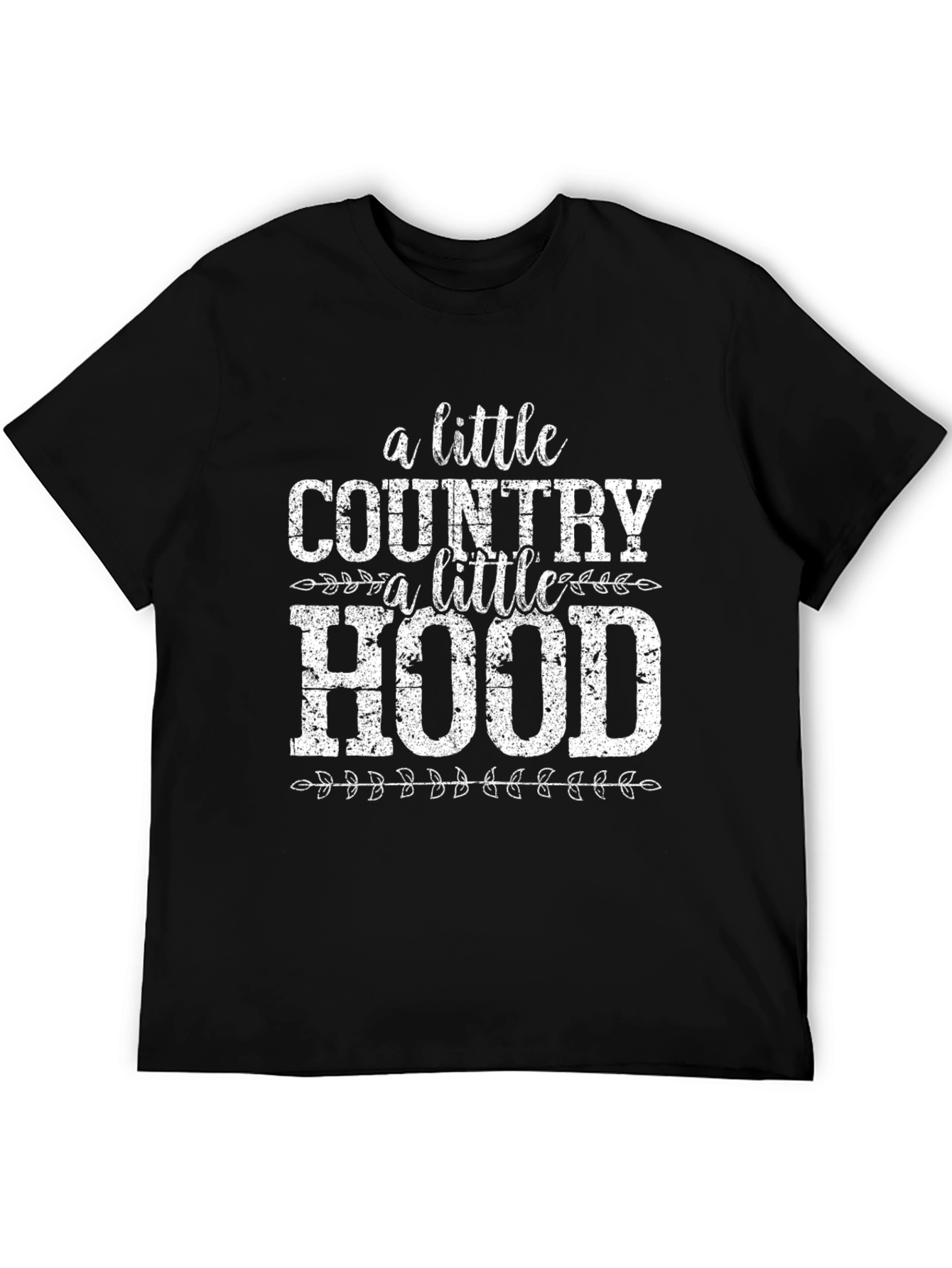 Country Hood T-Shirt - Casual Graphic Tee