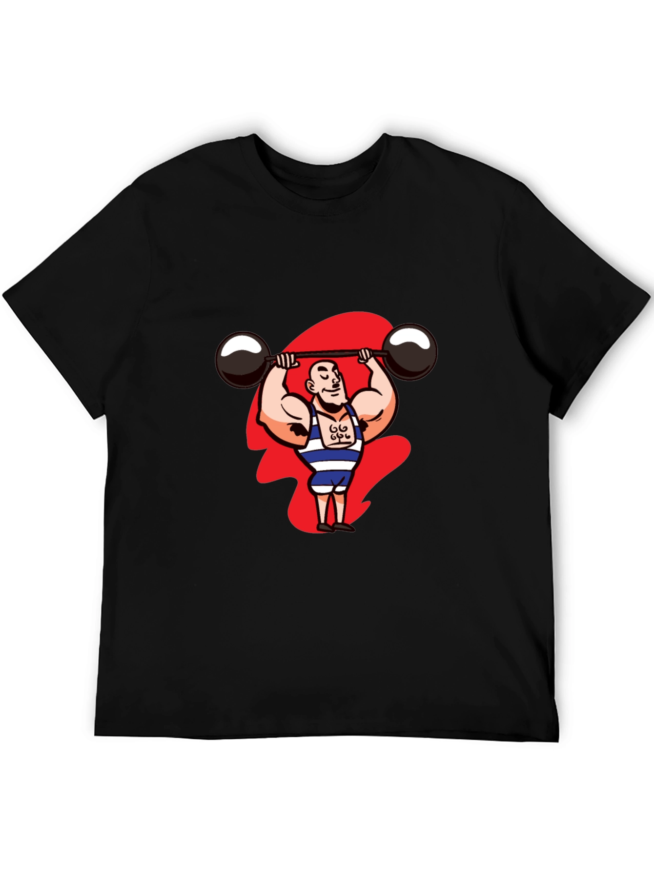 Weightlifter Graphic Tee - Black