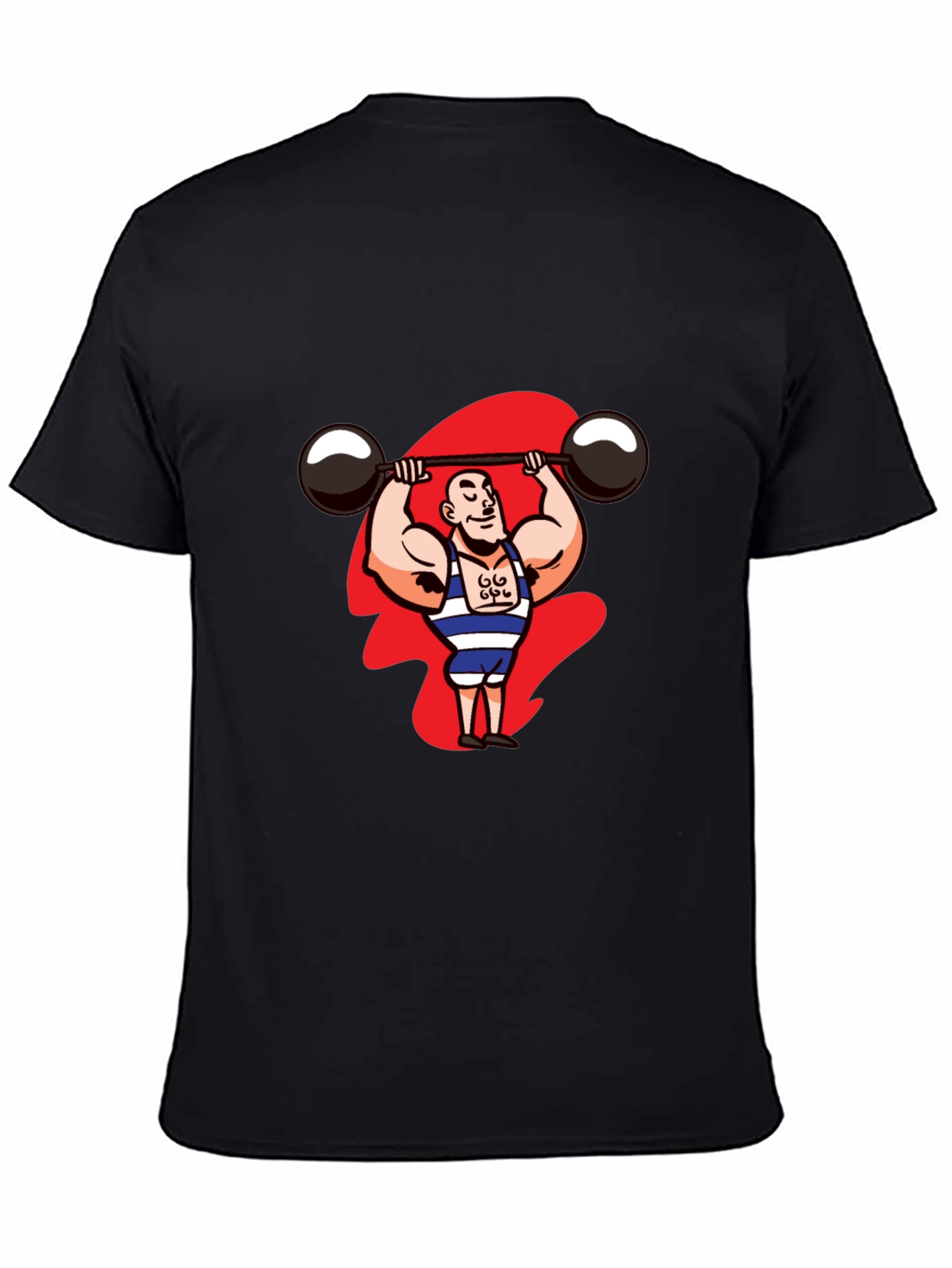 Weightlifter Graphic Tee - Black