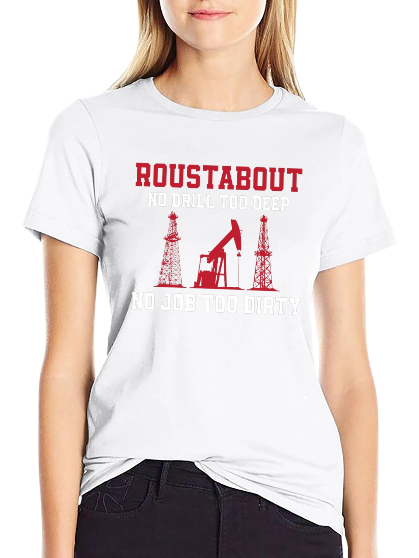 Roustabout T-Shirt - Oilfield Worker Tee