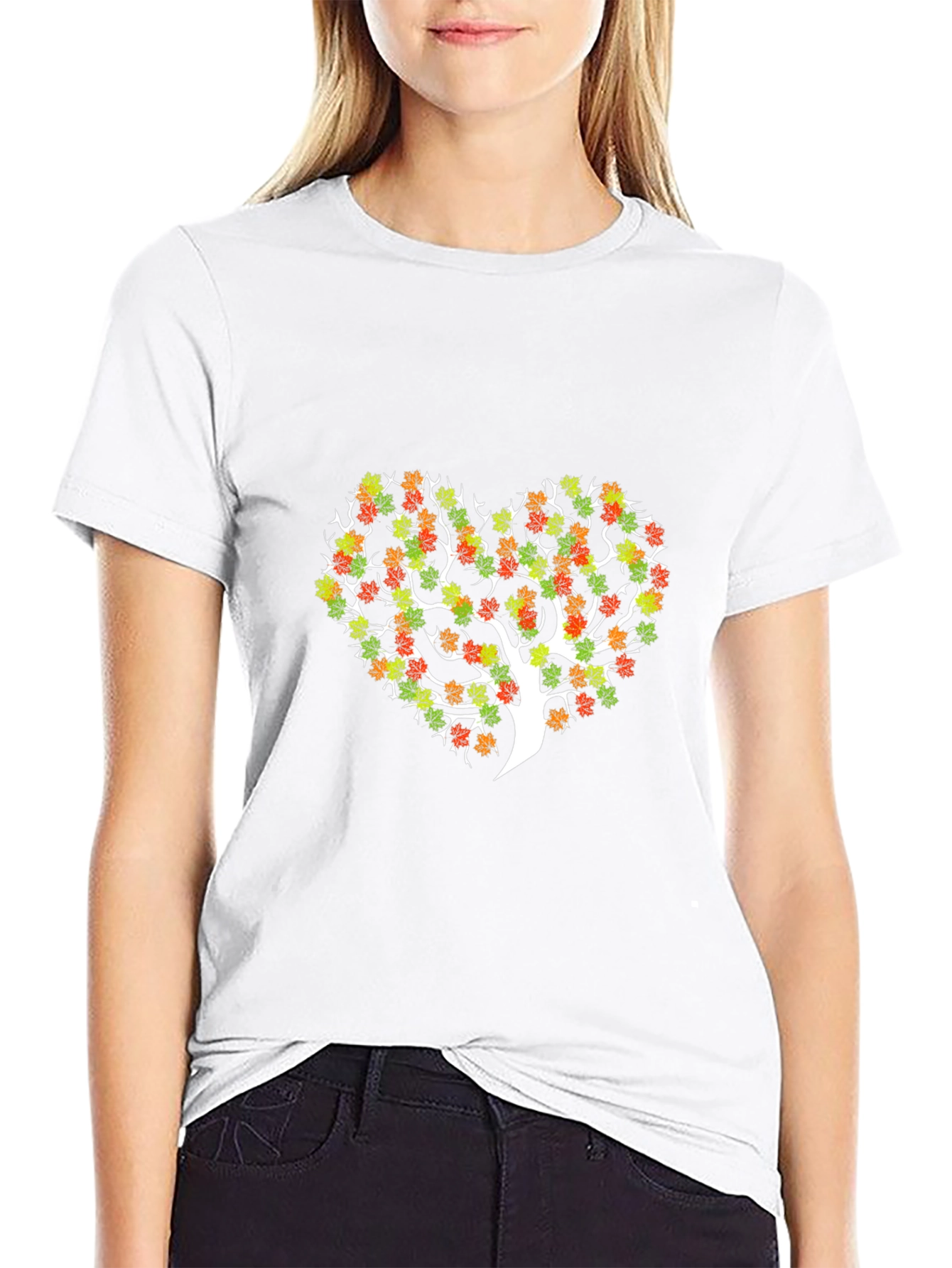 Heart Tree Graphic Tee - Unique Nature Design