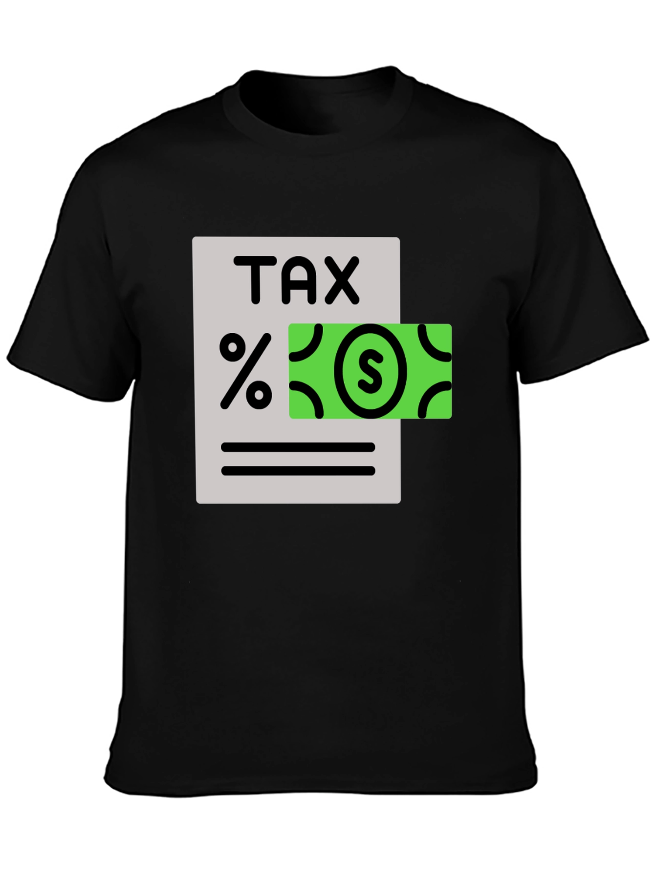Tax Money Graphic Tee - Statement T-Shirt