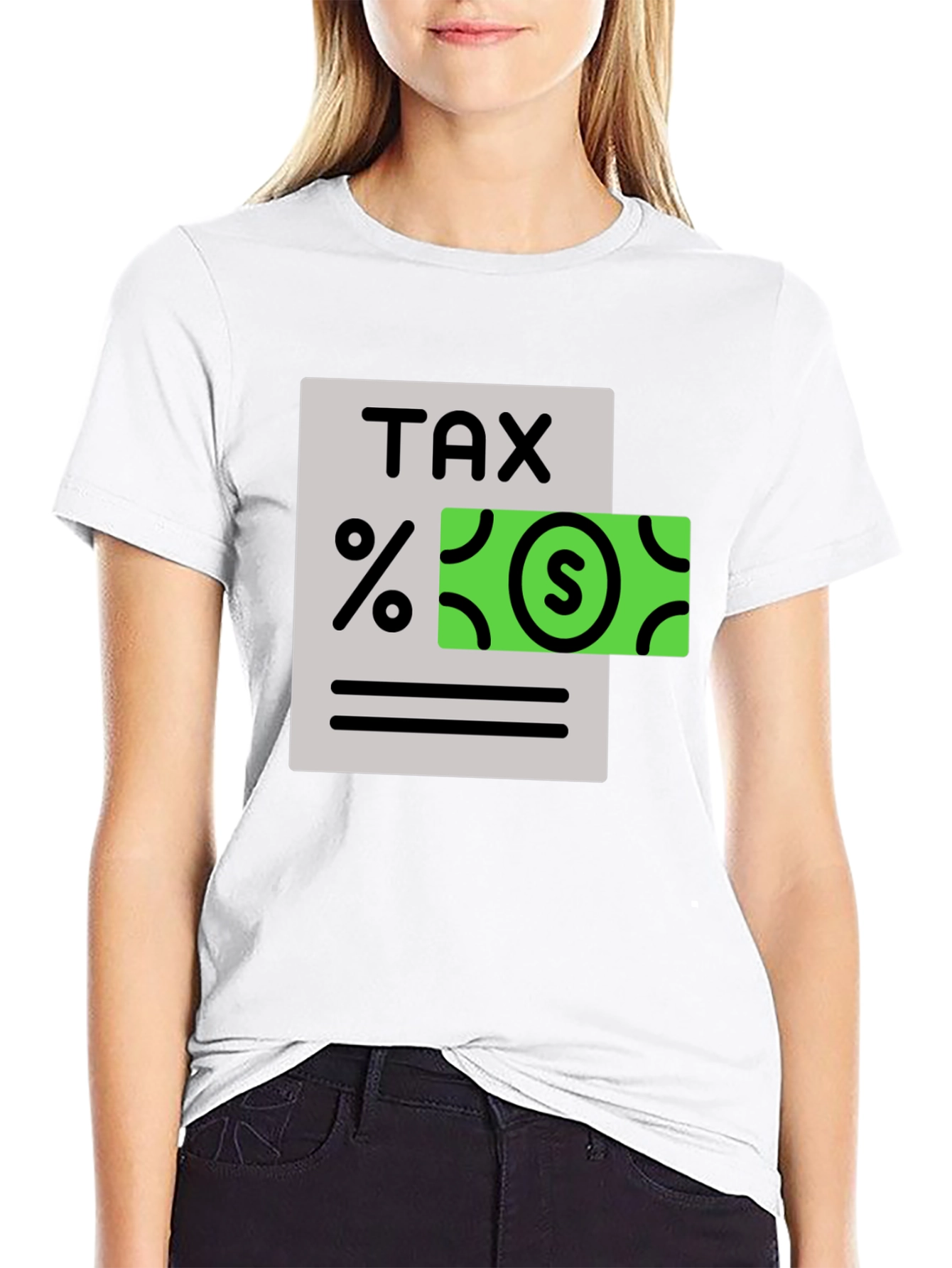 Tax Money Graphic Tee - Statement T-Shirt