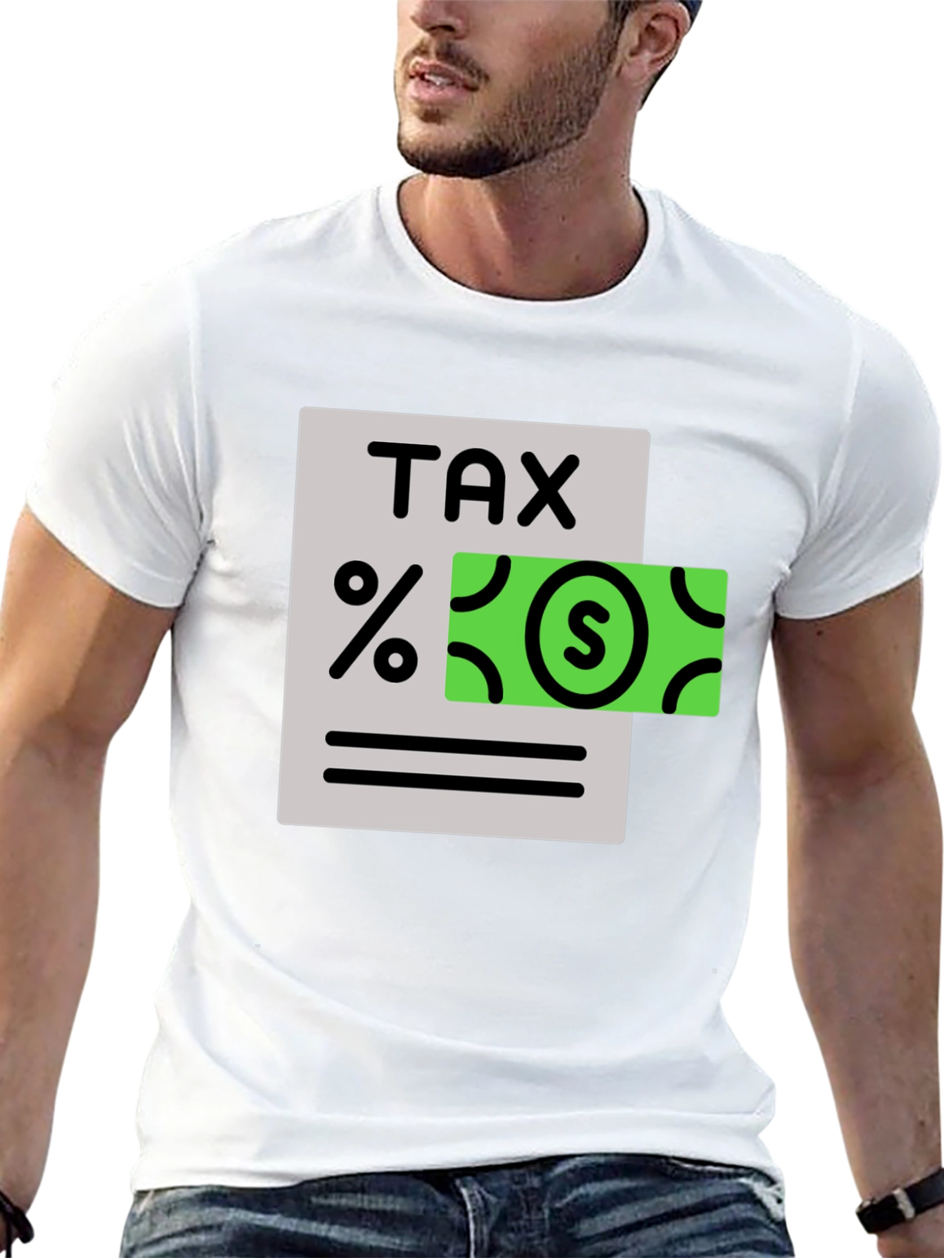 Tax Money Graphic Tee - Statement T-Shirt