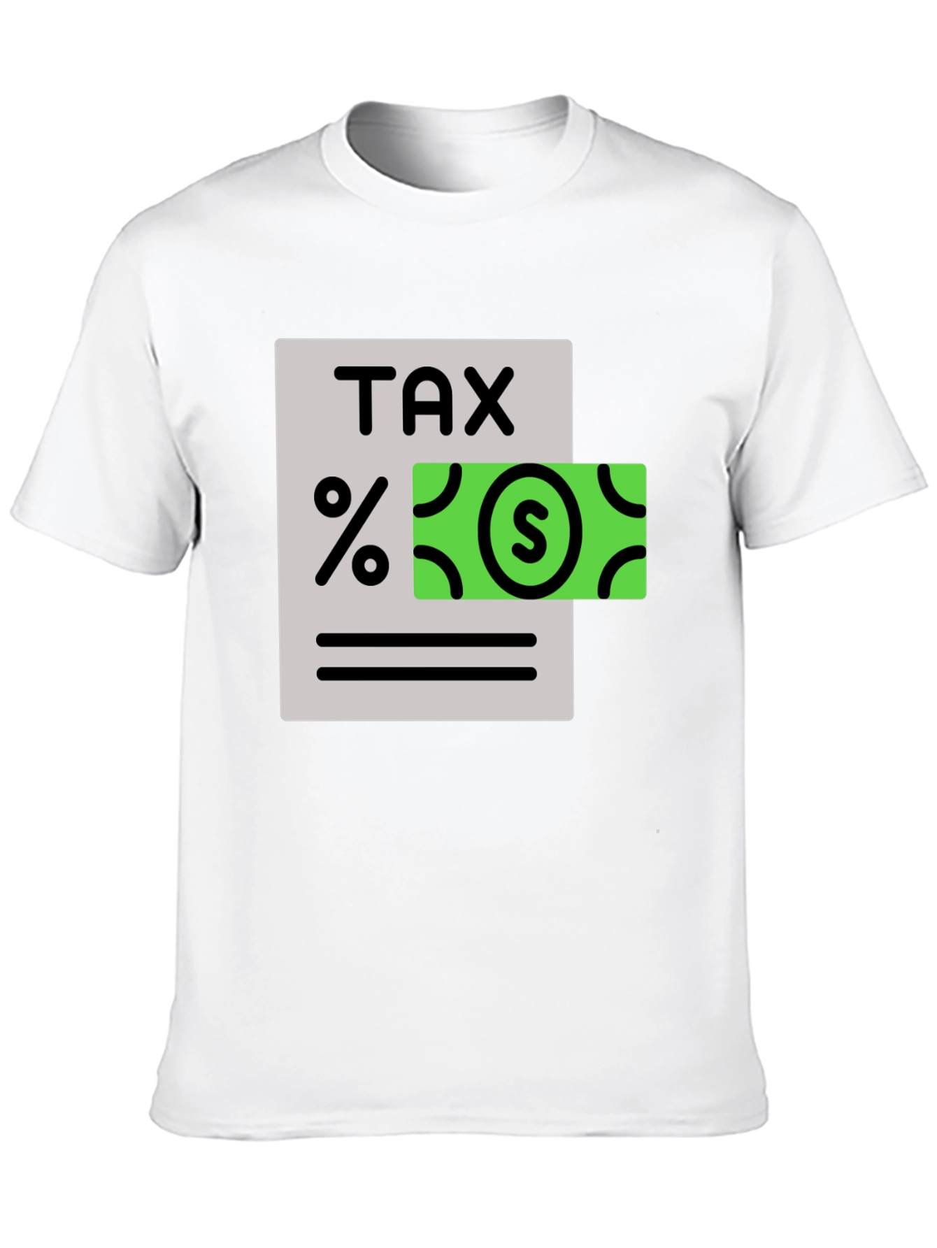 Tax Money Graphic Tee - Statement T-Shirt