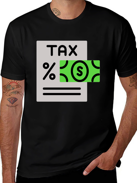 Tax Money Graphic Tee - Statement T-Shirt