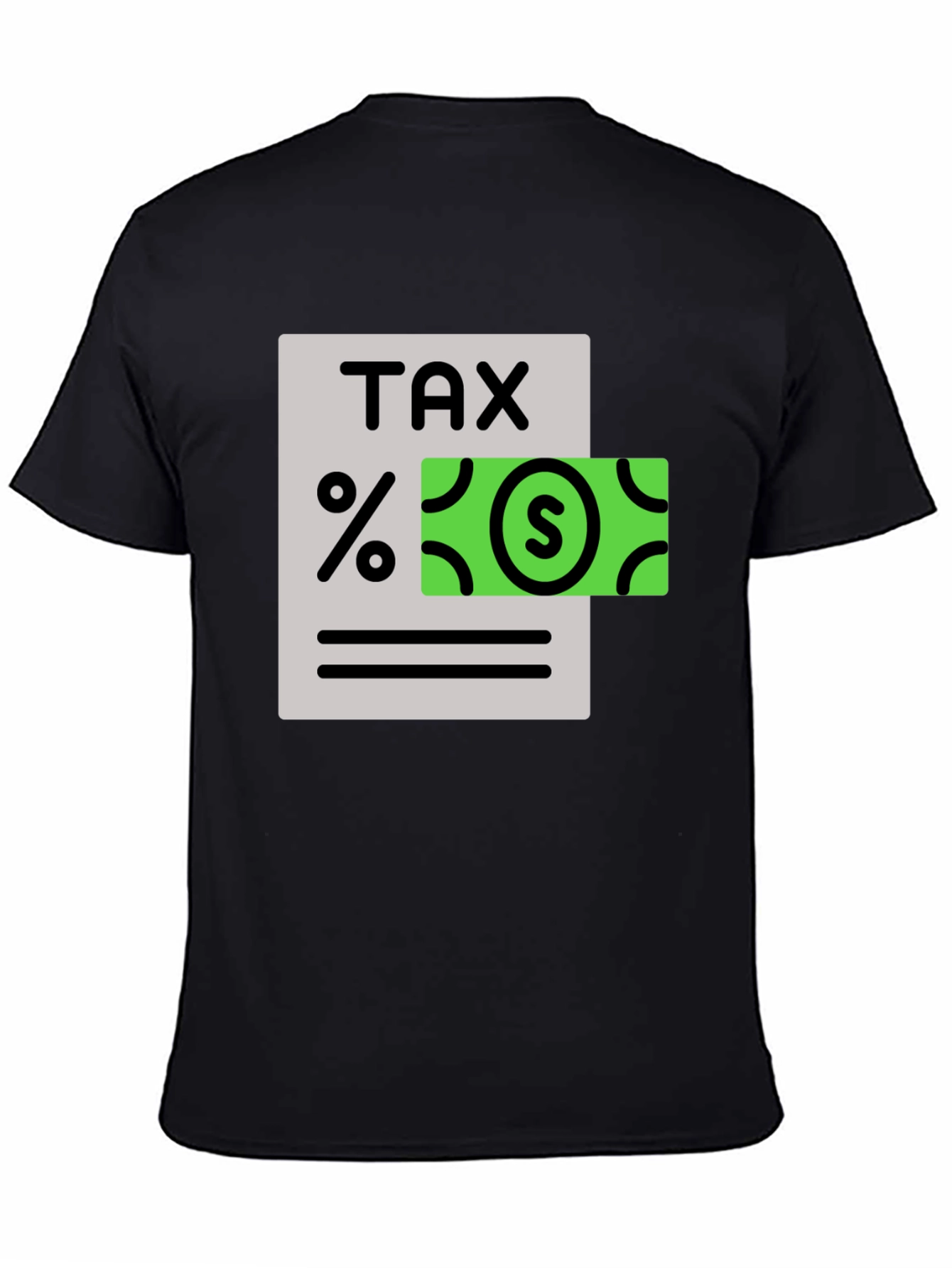 Tax Money Graphic Tee - Statement T-Shirt