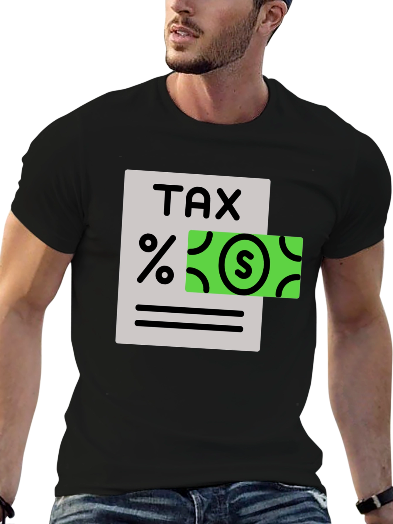Tax Money Graphic Tee - Statement T-Shirt