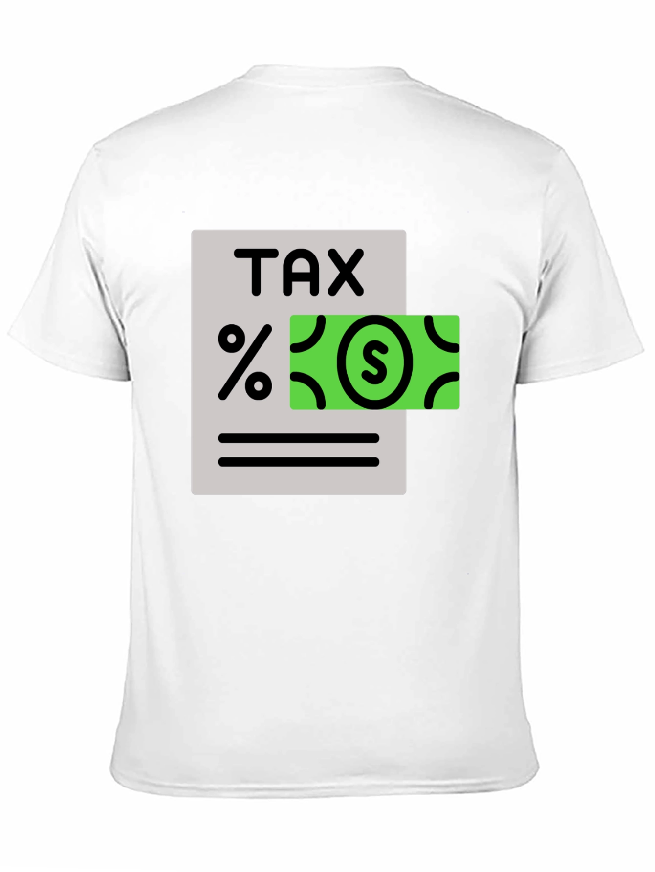 Tax Money Graphic Tee - Statement T-Shirt