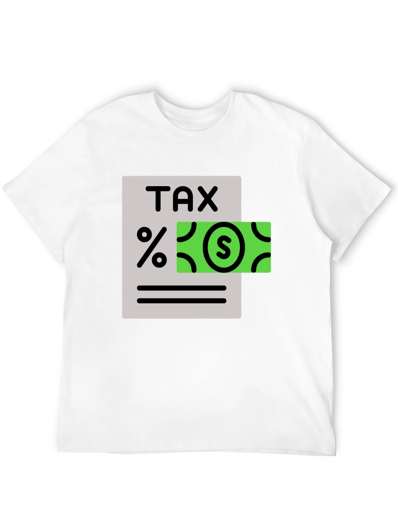 Tax Money Graphic Tee - Statement T-Shirt