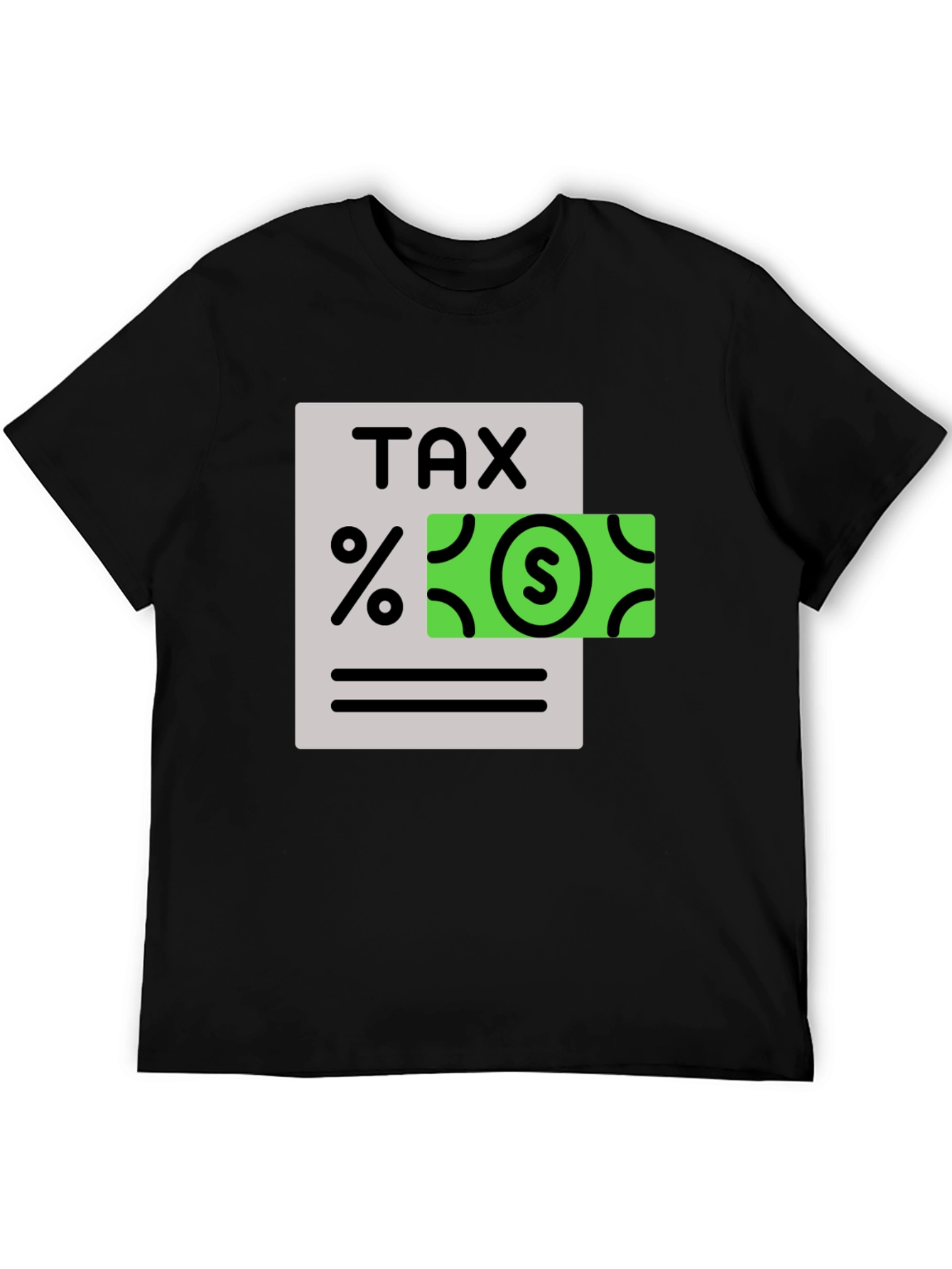 Tax Money Graphic Tee - Statement T-Shirt