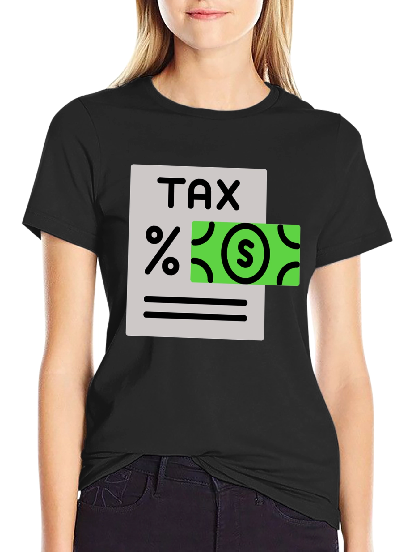 Tax Money Graphic Tee - Statement T-Shirt