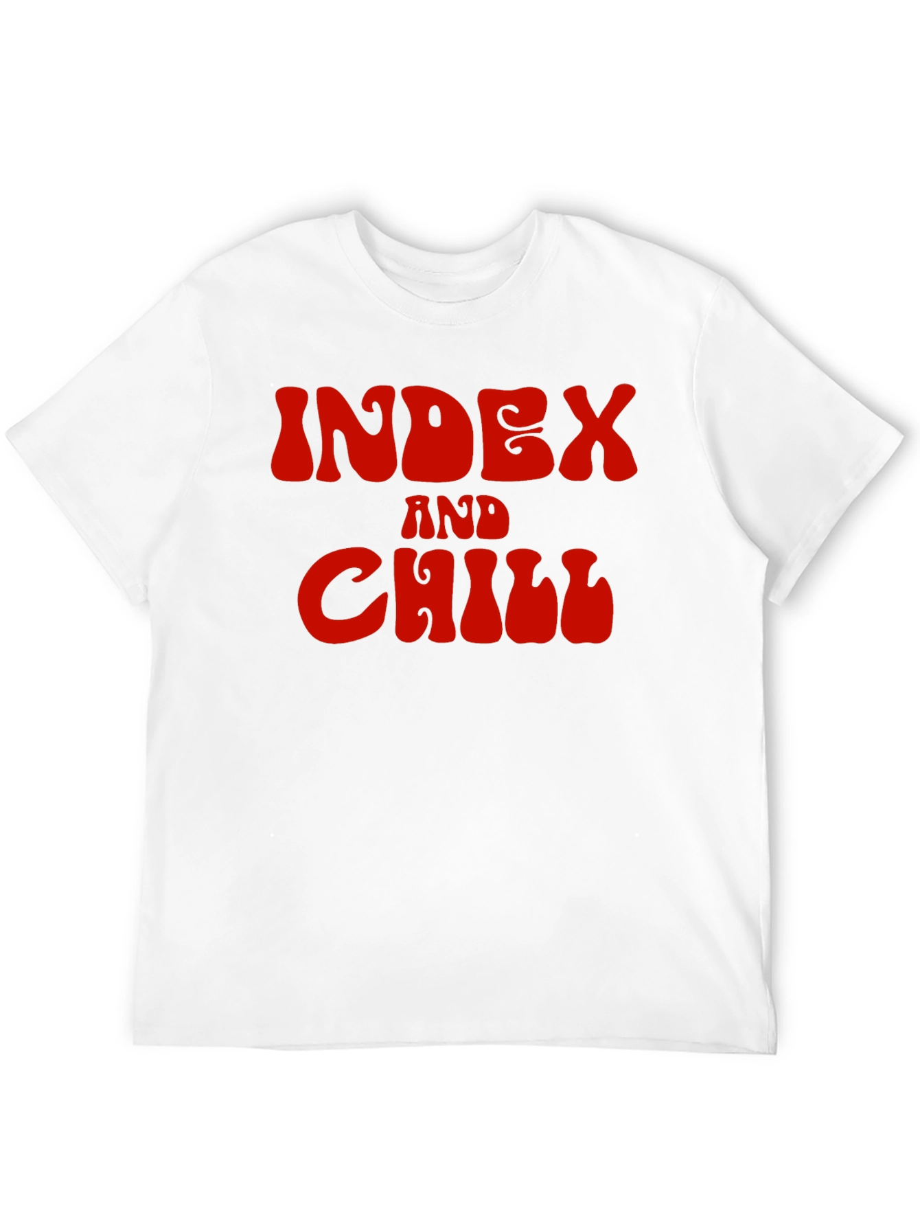 Index and Chill Graphic Tee - Black T-Shirt