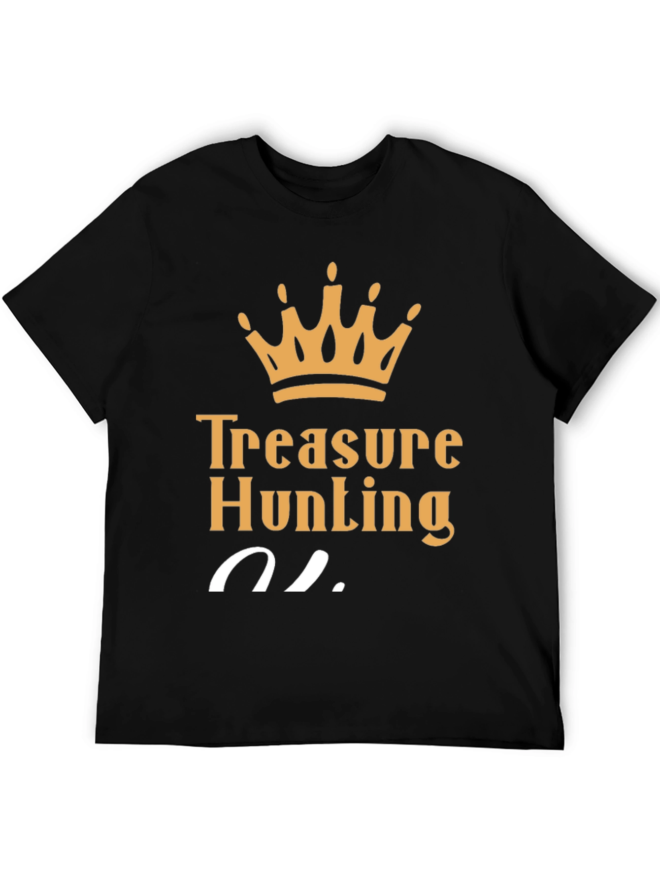 Treasure Hunting King T-Shirt - Black